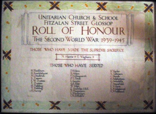 Fitzalan Street Unitarian Church Memorial