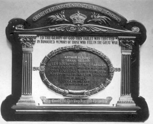 Padfield - Independent Sunday School Memorial