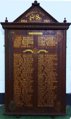 Padfield Wesleyan Church Memorial