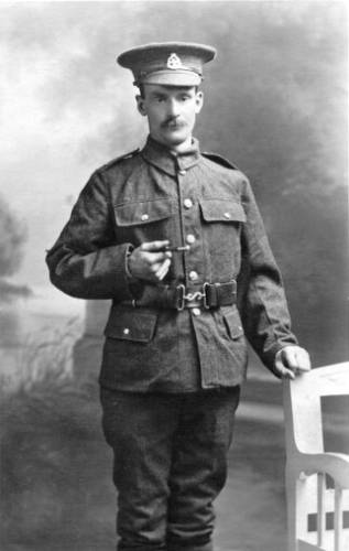 William Scholes in uniform