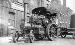 Tiger tractor on Howard Street