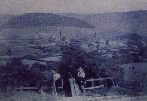 Old Glossop from Woodhead Road