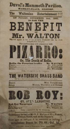 Poster for Duval's Mammoth Pavilion