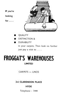 Froggat's advertisement