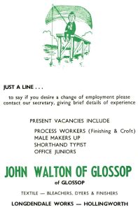 Walton's advertisement