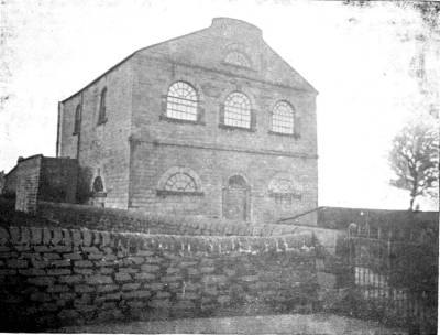 The first Wesleyan Chapel in Hadfield