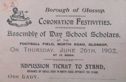 Entry ticket for Football Ground
