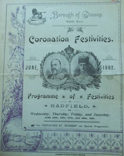 Cover of the Hadfield events programme