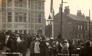 The opening of Hadfield Library
