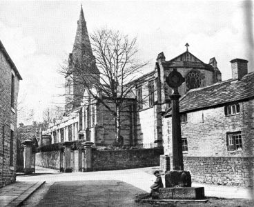 Old Glossop, the Cross and Parish Church