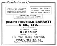 Joseph Hadfield, Barratt advertisement