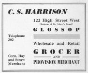 C.S.Harrison advertisement