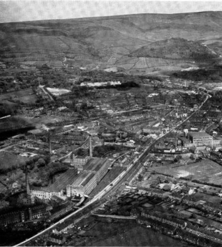 Glossop from the air