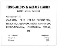 Ferro-Alloys advertisement