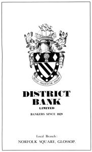 District Bank advertisement