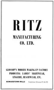 Ritz advert