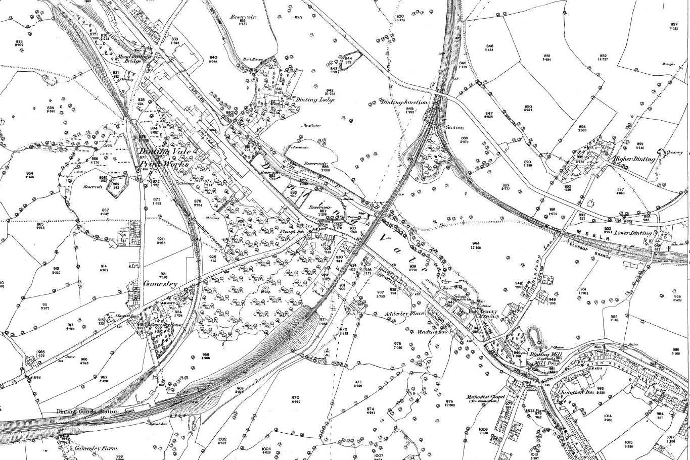 Extract from the 1879 OS Map