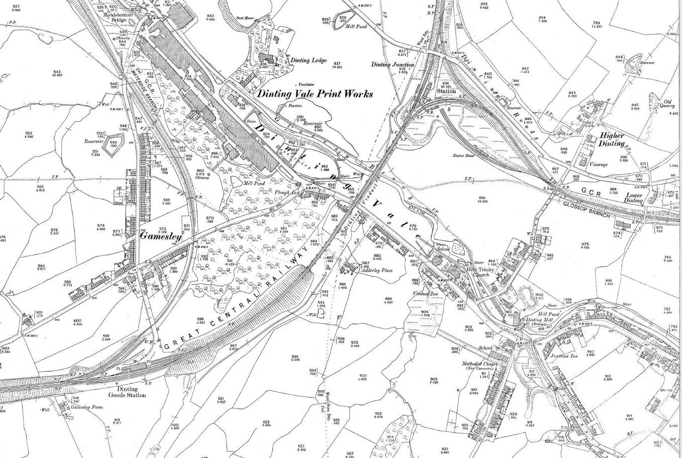 Extract from the 1897 OS Map