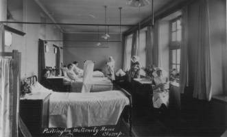 A ward at Partington Maternity Home