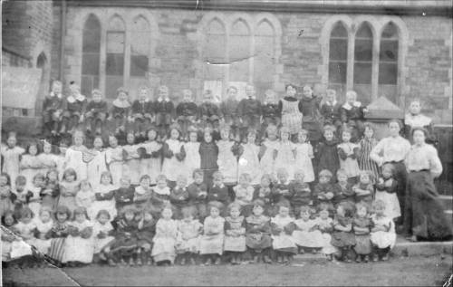 Wesleyan Day School, Hadfield, 1906