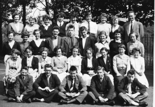 West End School, pupils who went on the school trip to Cromer 1955