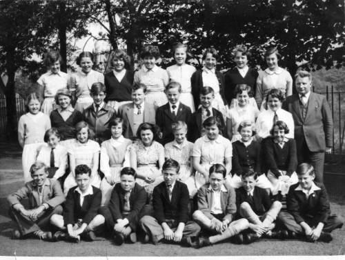 West End School, Mr Bowden's class 1955