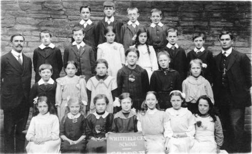 Whitfield Class with Mr Morris, undated.