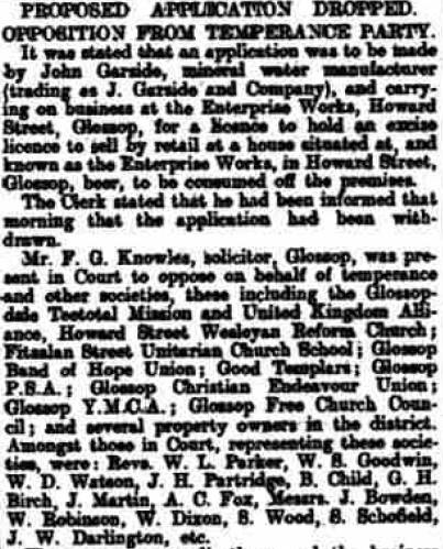 Glossop-dale Chronicle and North Derbyshire Reporter 4 March 1904