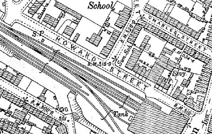 Smithy marked on 1897 map