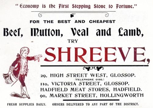 Advertisement for Walter Shreeve 1904