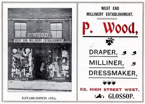 Advertisement for Peter Wood 1904