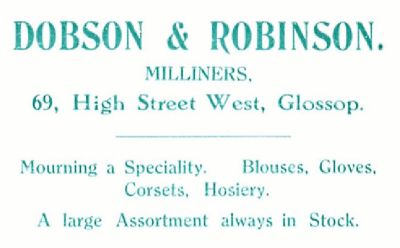 Advertisement for Dobson & Robinson 1926