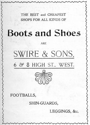 Advertisement for Swire's 1901