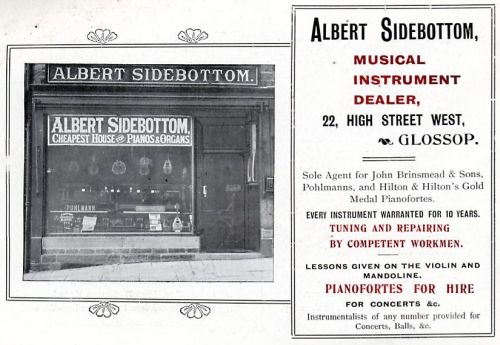 Advertisement for Sidebottom's 1904