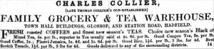 Charles Collier advert 31 December 1859