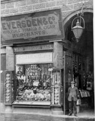 Eversden's shop at the Town Hall entrance