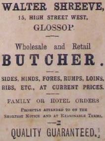 Walter Shreeve's advertisement of 5 July 1895