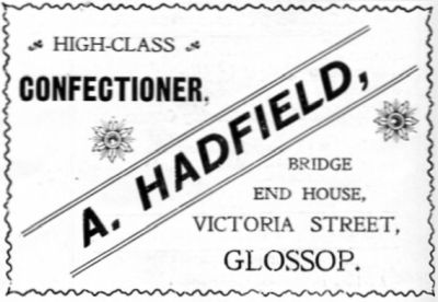 Amelia Hadfield's advertisement 1901